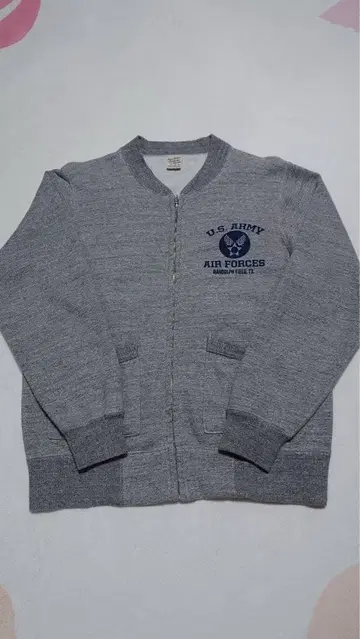 버즈릭슨 풀 집업 맨투맨 사이즈 M 컬러 그레이