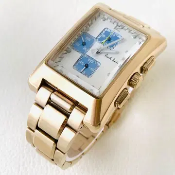 레어 폴스미스 크로노그래프 시계 손목시계 작동품 F551-S55423