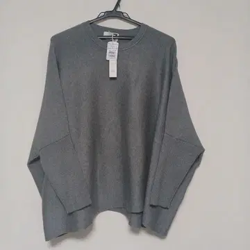 야마다야 수르7 그레이 긴팔 니트 스웨터 돌먼 새상품