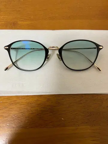 JINS 콤비네이션 티타늄 컬러 렌즈 도수 안경