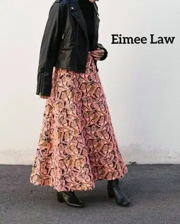 Eimee Law 프린지 자카드 플레어 SK
