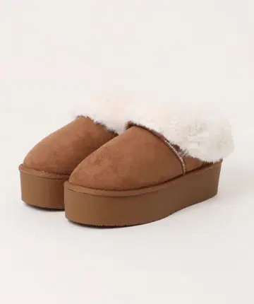 [ MOZ ] 통굽 퍼 부츠