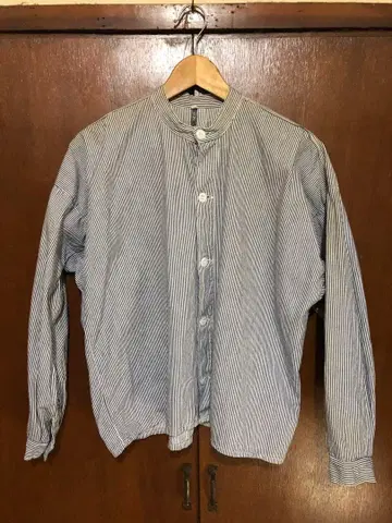 Echt Hydronblau 워크 셔츠 히코리 유로 프렌치