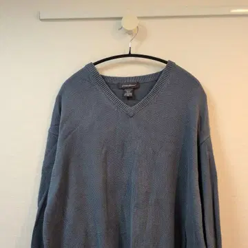Eddie Bauer V넥 스웨터 XL 블루