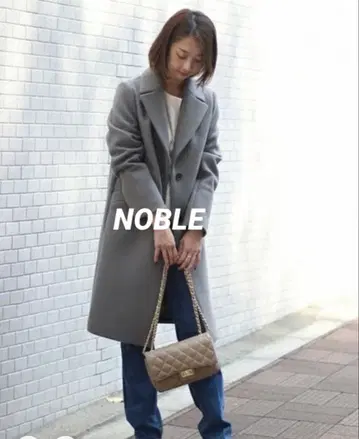 정가 50,600 NOBLE 노블 오리엔스 울 체스터 코트