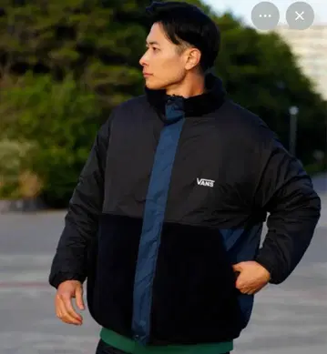 VANS 반스 리버서블 보아 자켓 나일론 자켓 L