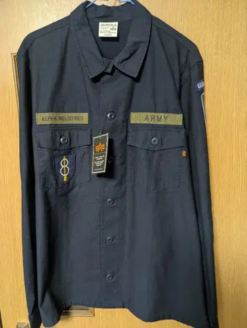 ALPHA INDUSTRIES ARMY 자켓 네이비