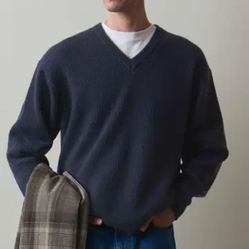 steven alan 호주 라무즈울 V넥 니트