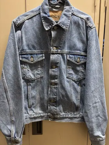 빈티지 1990S 블루 데님 자켓