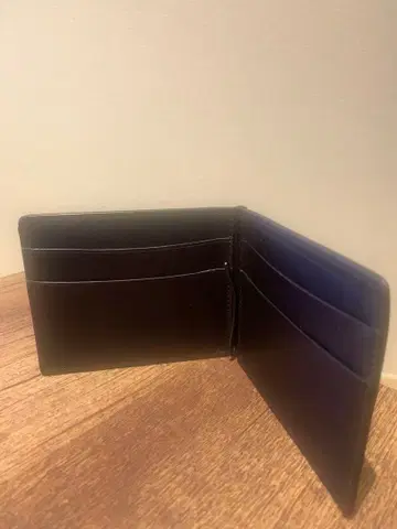 dunhill 블랙 가죽 머니클립