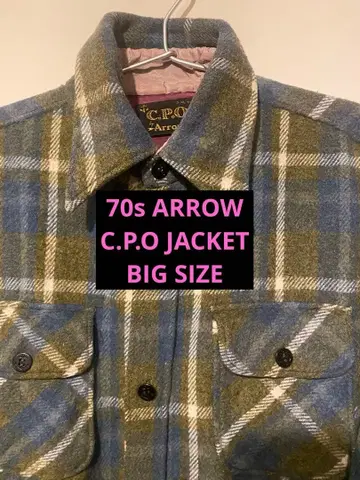 가격 인하 70s ARROW C.P.O 재킷