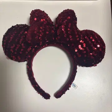 디즈니 머리띠 벨로아 스팽글