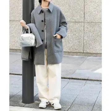 URBAN RESEARCH 울 코트 미들 코트 자켓/아우터