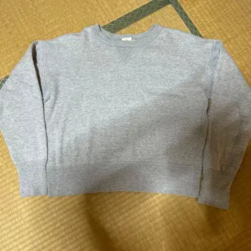 TWO MOON 양V 맨투맨 클래식 모델 그레이 M 38-40