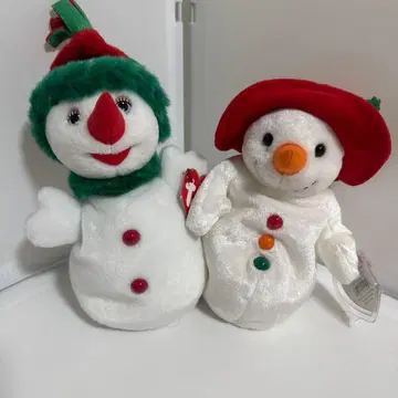 Ty 스노우맨 봉제 인형