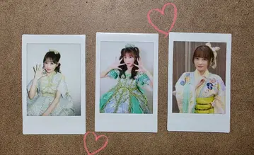 사쿠라이 유이 FRUITS ZIPPER 프린트 폴라로이드 3장 세트