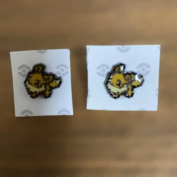 포켓몬 이브이 컬렉션 도트 그림 귀걸이 이브이