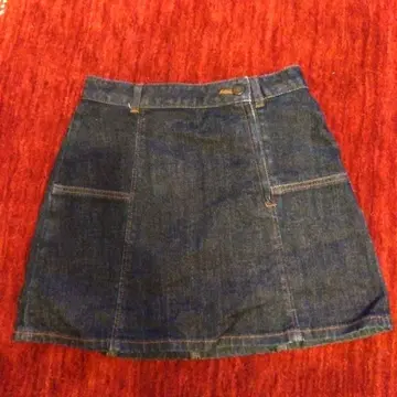 SLY JEANS 데님 미니 스커트 인디고