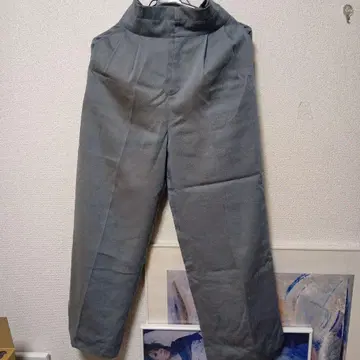 NOBLE 그레이 와이드 팬츠 34 사이즈