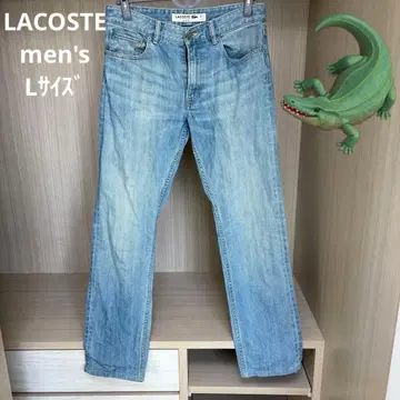 LACOSTE 슬림핏 라이트 블루 데님