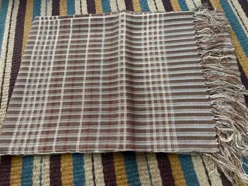 실크 손뜨개 대형 스톨