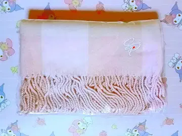 사토미 파스텔 체크 머플러 스토푸리