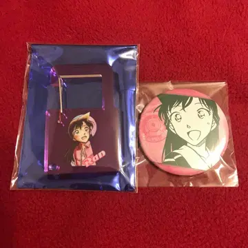 명탐정 코난 코난랜드 공식 앱 캔뱃지&카라비너 유미란(모리 란)