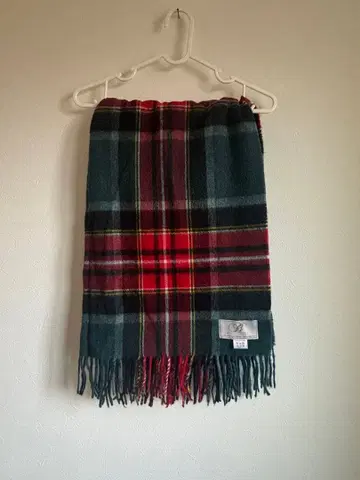 대형 스톨 머플러 울 BRONTE 타탄 체크 영국제