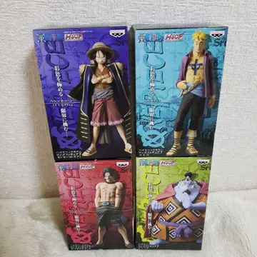 원피스 하이 스펙 컬러링 피규어 7 전 4종 세트