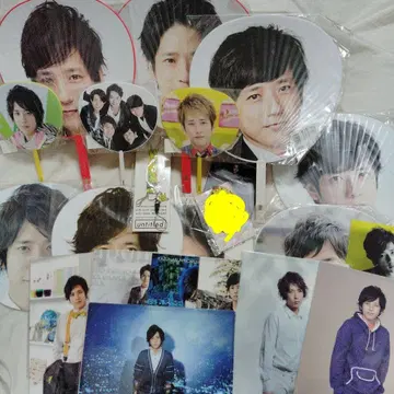 아라시 부채 세트 니노미야 카즈나리 파일 굿즈