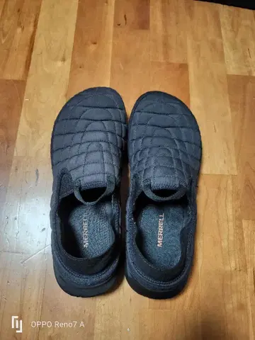MERRELL 머렐 남성용 HUT MOC SLIPON 블랙 J90731