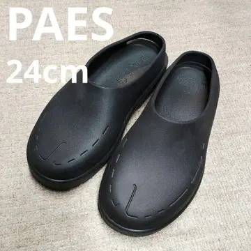 PAES 페이즈 PARENTHESES 블랙 리커버리 샌들 24cm