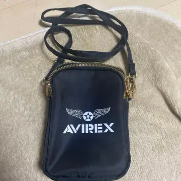 AVIREX 블랙 숄더백