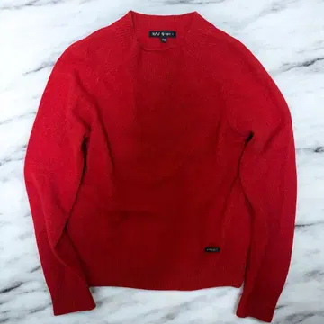 투 비 바이 에네스베 에네스베 빨간색 니트 스웨터 긴팔 캐시미어