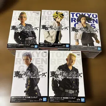도쿄 리벤저스 피규어 5체 세트 반다이