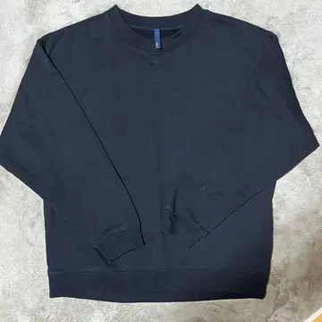 DOOPZ 블랙 무지 맨투맨