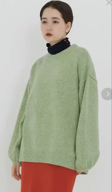 미개봉 새상품 볼륨 슬리브 오버 니트