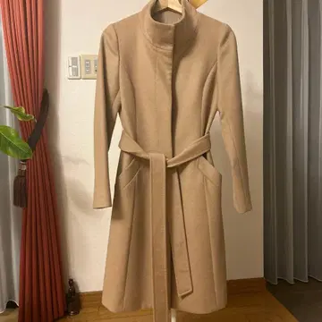 인디비 캐시미어 혼방 코트