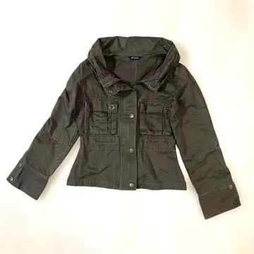 y2k 00s 헤이세이 갸루 기믹 짧은 기장 밀리터리 다크코어