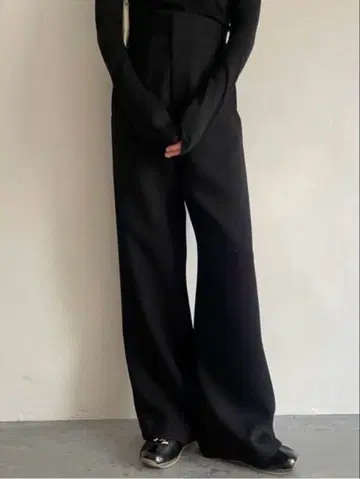 Plage / MY_minimal fit wide 팬츠 38