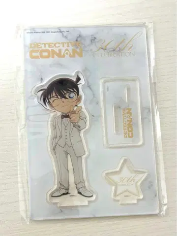 한국 한정판 명탐정 코난 30주년 기념 아크릴 스탠드 에도가와 코난