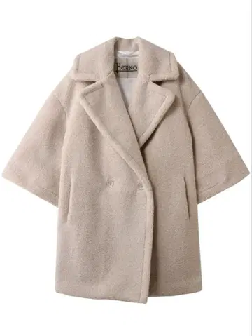 Herno 보아 코트 베이지
