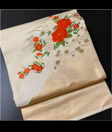 순수 실크 자수 나고야 오비