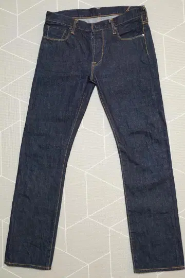 KURO 그래파이트 원 워시 스트레이트 청바지 적귀 사이즈 32