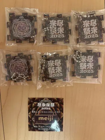 BRAHMAN 진미래제 2025 가챠 아크릴 키링 6개 세트