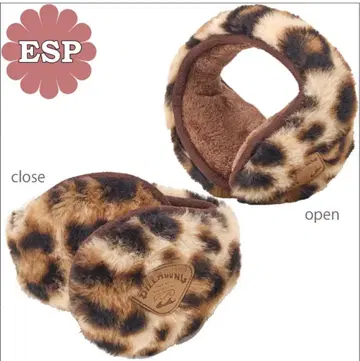 [ 미사용 새상품 ] BILLABONG 귀도리 레오파드