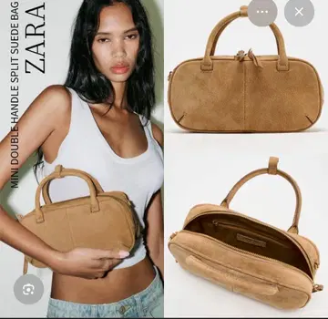 ZARA 스플릿 스웨이드 미니 보스턴 백 미니 백 새상품