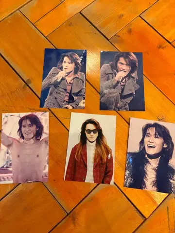 X JAPAN toshi 토시 당시 물건 사진 5장 세트