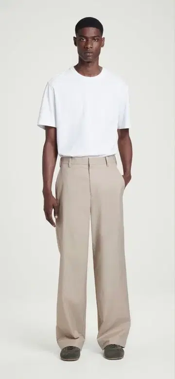 COS 코스 코튼 와이드 레그 치노 XL 52