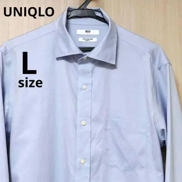 유니클로 슈퍼 논아이롱 L 슬림핏 셔츠 UNIQLO